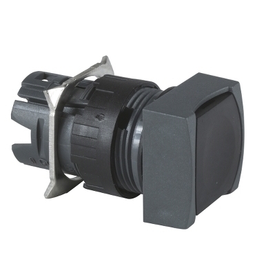 SCHN ZB6CA2 Ovládací hlavice stiskací, lícující s návratem - černá