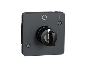 SCHN MUR35062 Mureva Styl - Spínač na klíč se 2 pozicemi, IP55, Antracit