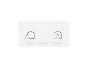 Kryt iO SIMON 10002036-230, Master spínač, Ahoj/Na shledanou, bílá matná