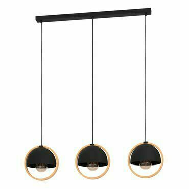 Závěsné svítidlo CALLOW černá 930×230 mm 3x40W EGLO