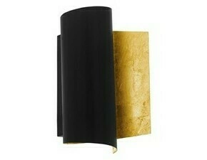 Svítidlo nástěnné EGLO WL 1 E27 SCHWARZ GOLD FALICETTO