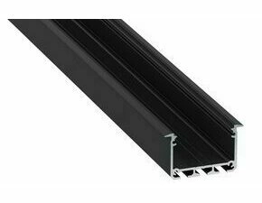LED profil GREENLUX AL-PROFIL INSO BLACK 1M (10-0125-10)