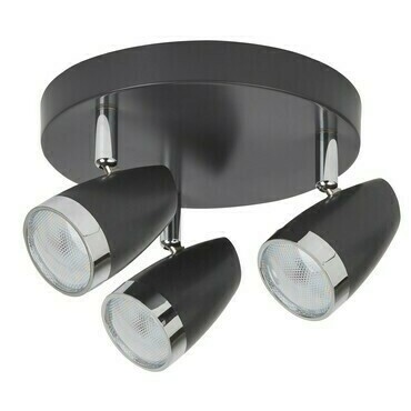 Bodové svítidlo Karen antracitová LED 3×4W RABALUX 6514