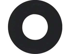 HAG 11242045 Centrální díl pro tlačítko a kontrolku E10, Berker R.1/R.3, černá, lesk