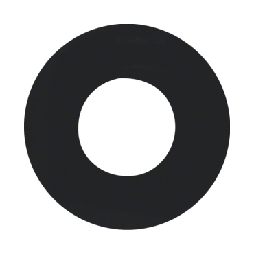 HAG 11242045 Centrální díl pro tlačítko a kontrolku E10, Berker R.1/R.3, černá, lesk