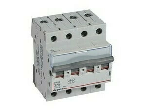 LEG 406485 DX3 VYPÍNAČ 4P 32A 400V 4DIN