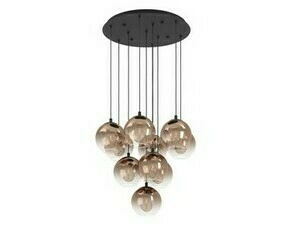 Závěsné svítidlo ARISCANI 1 černá O645 mm 10x60W EGLO