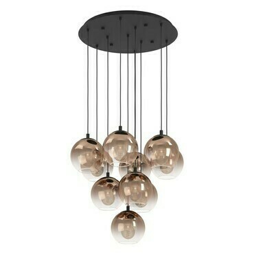 Závěsné svítidlo ARISCANI 1 černá O645 mm 10x60W EGLO