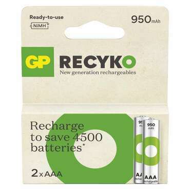 Baterie nabíjecí GP ReCyko B25112 950 AAA (HR03) 2PP
