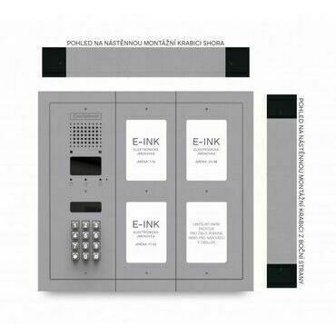 CZPHONE 4004091026 S elektronickým papírem (E-INK) FlatLine: SVĚTLE ŠEDÁ - DUO Standard: klávesnice