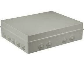 SEZ S-BOX 806 SK Krabice 460x380x120 mm, 18 kruhových průchodek, IP 55
