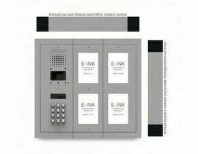 CZPHONE 4004092029 S elektronickým papírem (E-INK) FlatLine: SVĚTLE ŠEDÁ - MELODY: klávesnice až 64