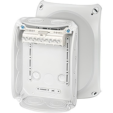 HEN DK 1006 GZ Krabcová rozvodka pro vnitřní a venkovní chráněné instalace IP 66, se svorkovnicí do