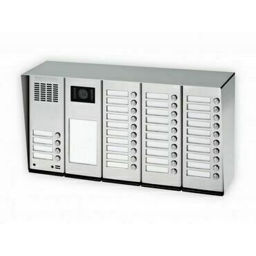 Tablo zvonkové CZECHPHONE 4004003557, MELODY, 34 jmenovek, na omítku, 5 modulů