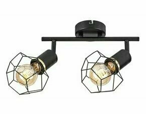 Svítidlo stropní RABALUX 71066 FRAN matná černá E27 2x MAX 40W