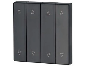 EATON 147624 CWIZ-04/24 Kryt RF tlačítka 4x1/4 55x55mm, Nahoru-dolů, Antracitová, matná