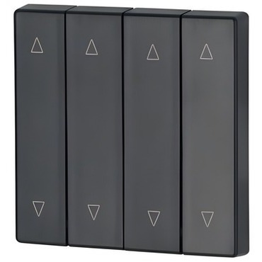 EATON 147624 CWIZ-04/24 Kryt RF tlačítka 4x1/4 55x55mm, Nahoru-dolů, Antracitová, matná