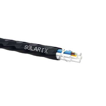 Kabel optický SOLARIX SXKO-MICRO-12-OS-HDPE, 12vl, Singlemode, 9/125, OS, HDPE, Fca, zafukovací
