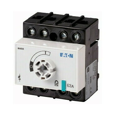 EATON 1314016 DCM-63/4-SK Odpínač DUCO, 63A, 4 pól, bez hřídele a rukojeti