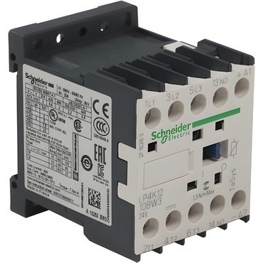 SCHN LP4K1210BW3 MiniStykač se sníž.přík. 12A 1"Z" 24V DC,cívka se širokým rozs.