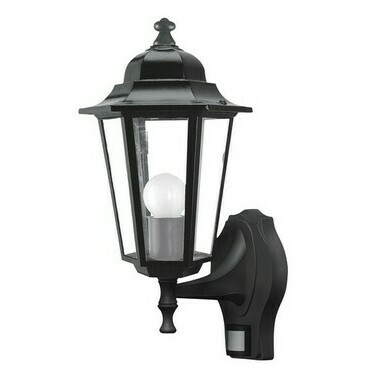 Venkovní nástěnné svítidlo Velence černá E27 1×60W RABALUX 8217