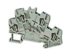 SCHN NSYTRR24D Pružinová svorka 2 patra, 4 body, 2,5mm2 šedá (obj. mn. 50ks)