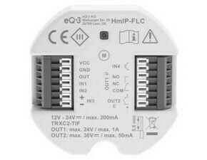 eQ3 HmIP-FLC Homematic IP Univerzální ovladač dveřního motorizovaného zámku - skrytá montáž - HmIP-F