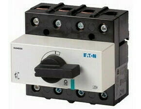 EATON 1314211 DMM-125/4 Odpínač DUMECO, 125A, 4-pól, zadní montáž, s osou a ovládací pákou