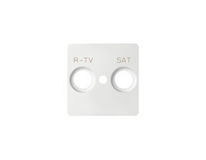 SIMON 82 82097-30 Kryt pro anténní zásuvky RTV-SAT, bílý
