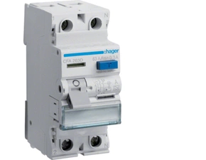 Chránič dvoupolový HAGER CFA263D Proudový chránič 2 pól. 63/0,3 A, A