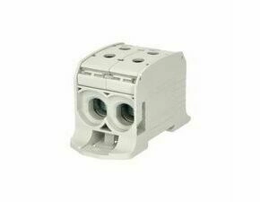 EL 1006035 Svorka univerzální RKA 95 DLG, 232A, 1pól. (4x vstup), AL/CU, šedá, na DIN/na panel (bal.