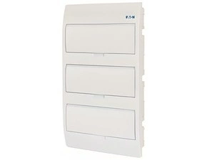 Rozvodnice zápustná EATON 284643 BC-U-3/36-TW-ECO, bílé plast. dveře, 3 řady, 36 modulů