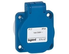 LEG 057667 ZÁSUVKA VESTAVNÁ 2P+T,220V,16A