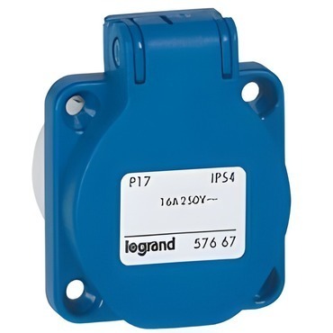 LEG 057667 ZÁSUVKA VESTAVNÁ 2P+T,220V,16A