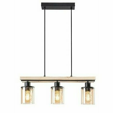 Svítidlo závěsné RABALUX 72083 NIYLAH černá E27 3x MAX 25W