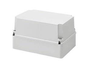Spojovací krabice GEWISS GW44219 s vysokým víkem, plast. šroub, plombovací, ip56, 300x220x180