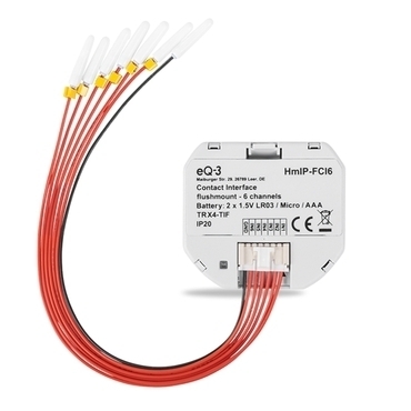 Smart ovladač HOMEMATIC IP HmIP-FCI6, univerzální, 6 kanálů