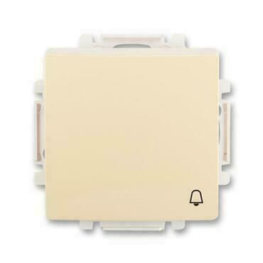 ABB 3557G-A80343 C1 Ovládač tlačítkový zapínací, s krytem, se symbolem zvonku, řaz. 1/0 03-Swing
