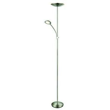 Stojací lampa Vlasta saténová chromová LED 18W RABALUX 7006