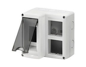Skříňka GEWISS GW27071 pro komb. instalaci DIN a System, 2 moduly din, 4 moduly system, modul 2x2