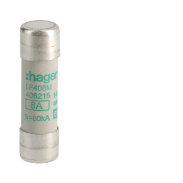 HAG LF408M Pojistka válcová, velikost 14x51, 8A aM, 690V AC