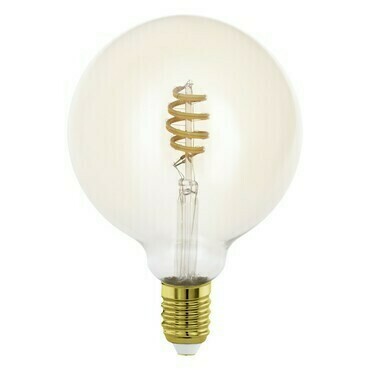 Zdroj LM_LED_E27 G125 1x7W jantarová volitelná bílá EGLO