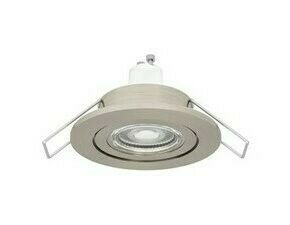 Vestavné svítidlo BARRANCO GU10 matný nikl O84 mm 1x4,5W EGLO