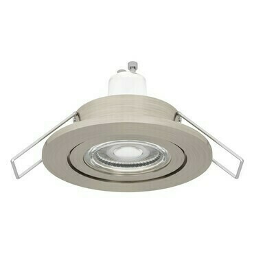 Vestavné svítidlo BARRANCO GU10 matný nikl O84 mm 1x4,5W EGLO