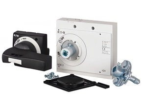 EATON 100669 NZM3-XTVDV-60-NA Ovl.rukojeť s dveřní spojkou, černá/šedá, blok.dveří, uzamykatelná, NZ