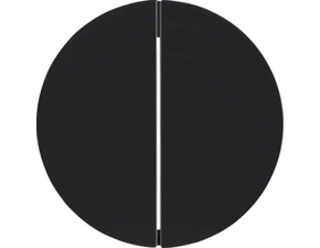 HAG 16232045 Kolébka, dělená, Berker R.1/R.3, černá, lesk