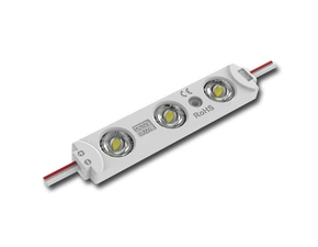 LED modul MC LED 3x SMD2835, 0,72 W, 12 V, 60 mA, 6550 K, vyzařovací úhel 160°, IP65