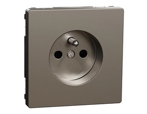 SCHN MTN2500-6036 Zásuvka, Merten D-Life, 250V/16A, bezšroubová, Stainless Steel