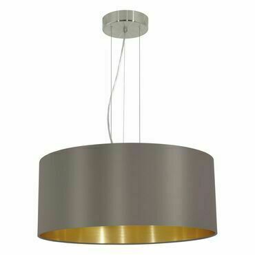 Svítidlo závěsné EGLO HL 3 O530 NICKEL-M CAPPUCCINO MASERLO