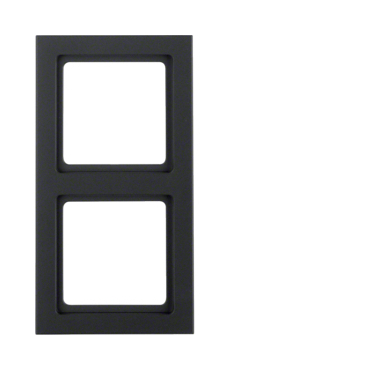 HAG 10126096 Rámeček 2-násobný, Berker Q.3, antracit, sametová